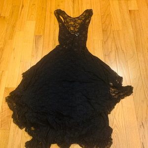 EUC Free People lace maxi dress